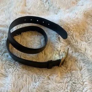 Prada | Accessories | Prada Black Leather Belt Size 32 Very  display picture 1